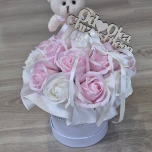 flower box na chrzest Św.